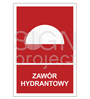 Znak "Zawór Hydrantowy" 100x148
