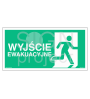 Znak ewakuacyjny "wyjście ewakuacyjne prawostronne"