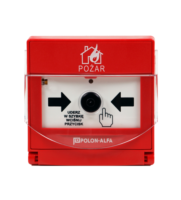 ROP-4001M | Ręczny ostrzegacz pożarowy do systemów sygnalizacji pożaru SSP