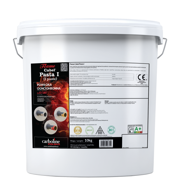 Pasta ogniochronna flame cabel pasta I - 10 kg